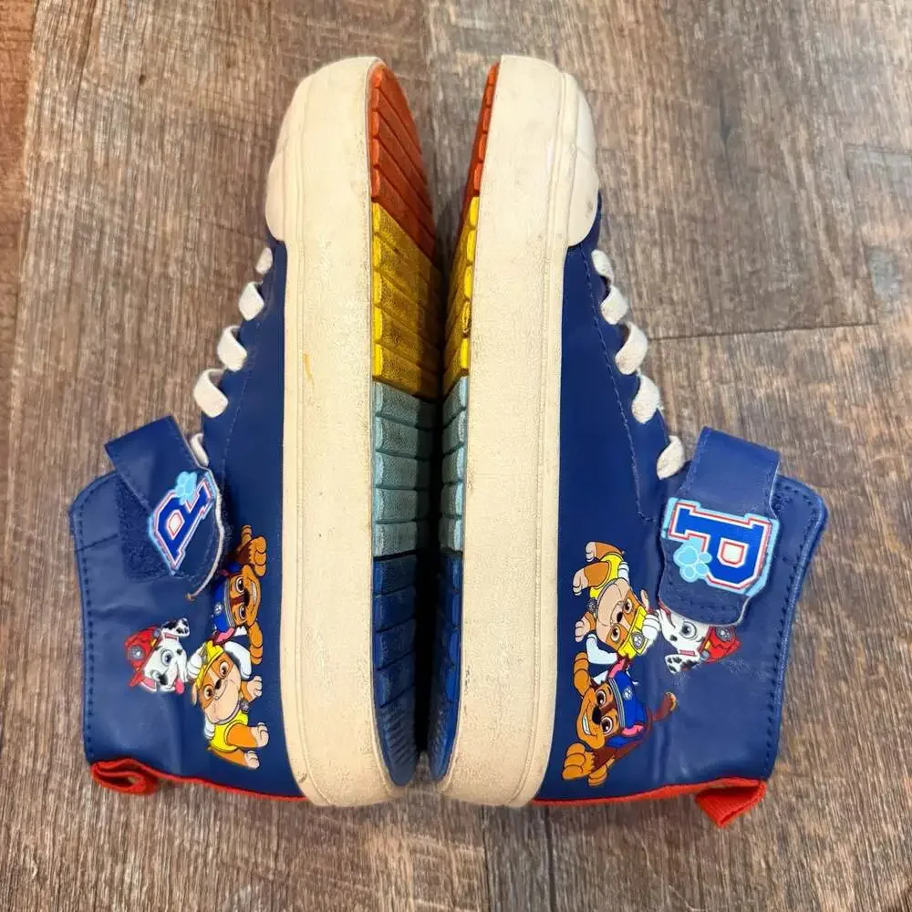 H&M Paw Patrol Kids High Top Blue Sneakers Shoes